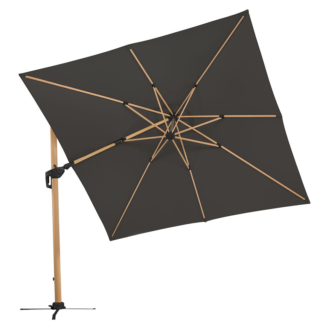 Schneider Rhodos Twist-Woody Ampelschirm 300x300cm