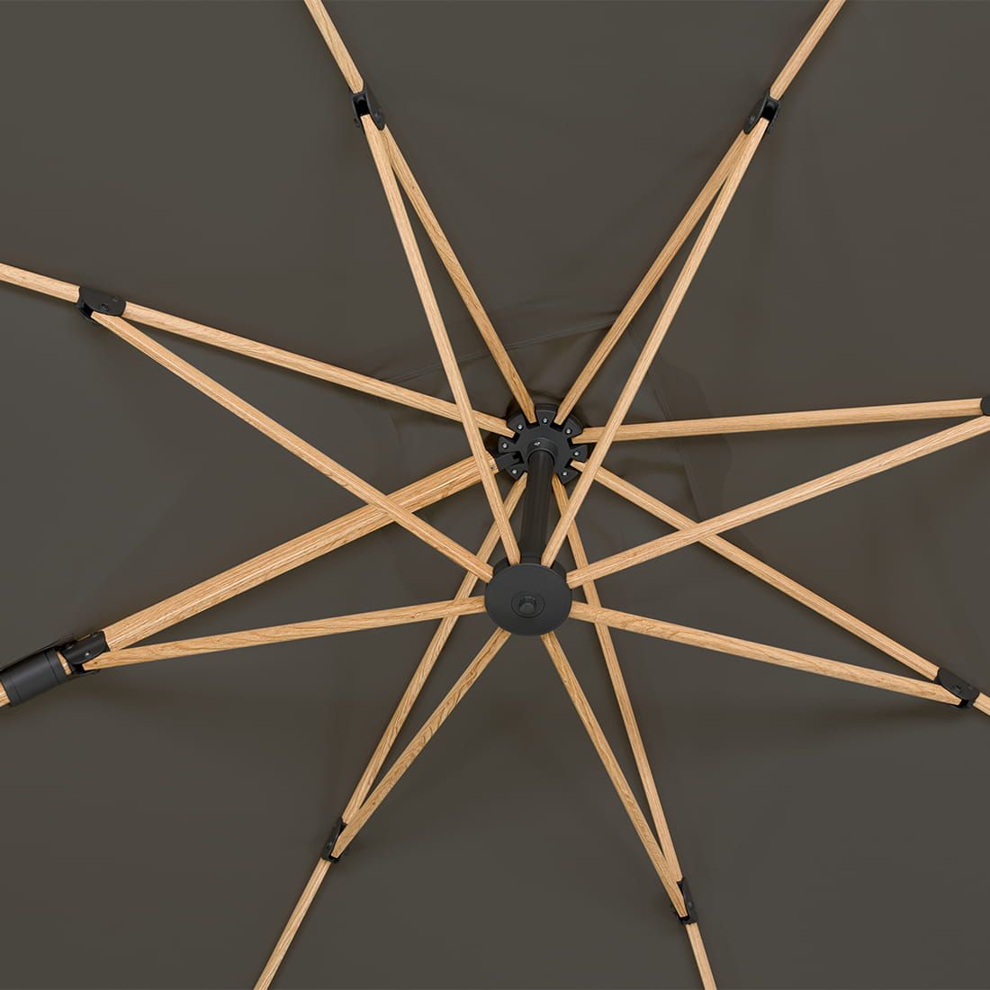 Schneider Rhodos Twist-Woody Ampelschirm 300x300cm