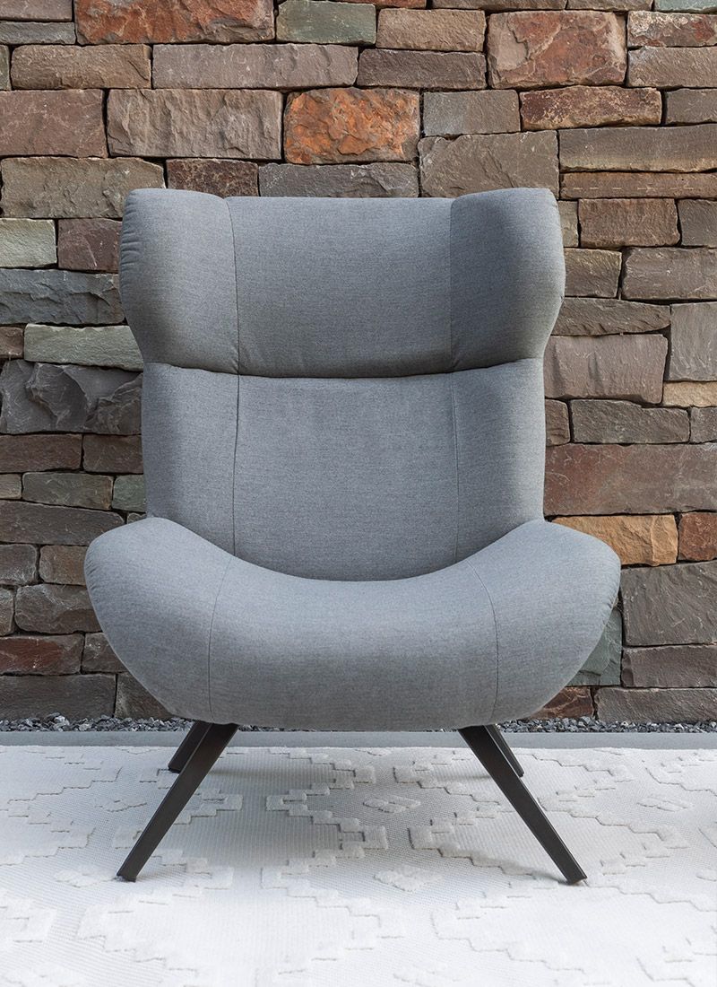 SCHÖNER WOHNEN-Kollektion Elin Loungesessel inkl. Hocker Aluminium/Sunbrella