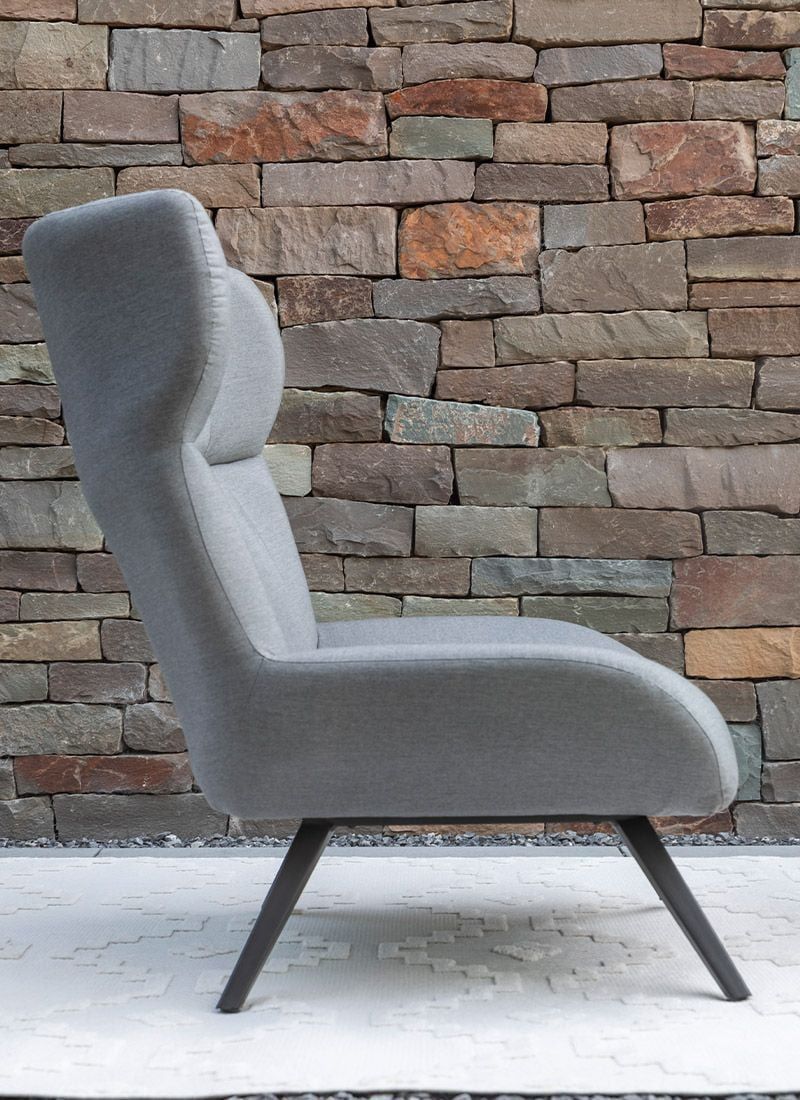 SCHÖNER WOHNEN-Kollektion Elin Loungesessel inkl. Hocker Aluminium/Sunbrella