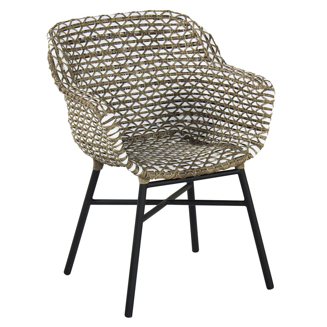 SCHÖNER WOHNEN-Kollektion Saba Gartensessel Aluminium/Kunststoff/Polyrattan