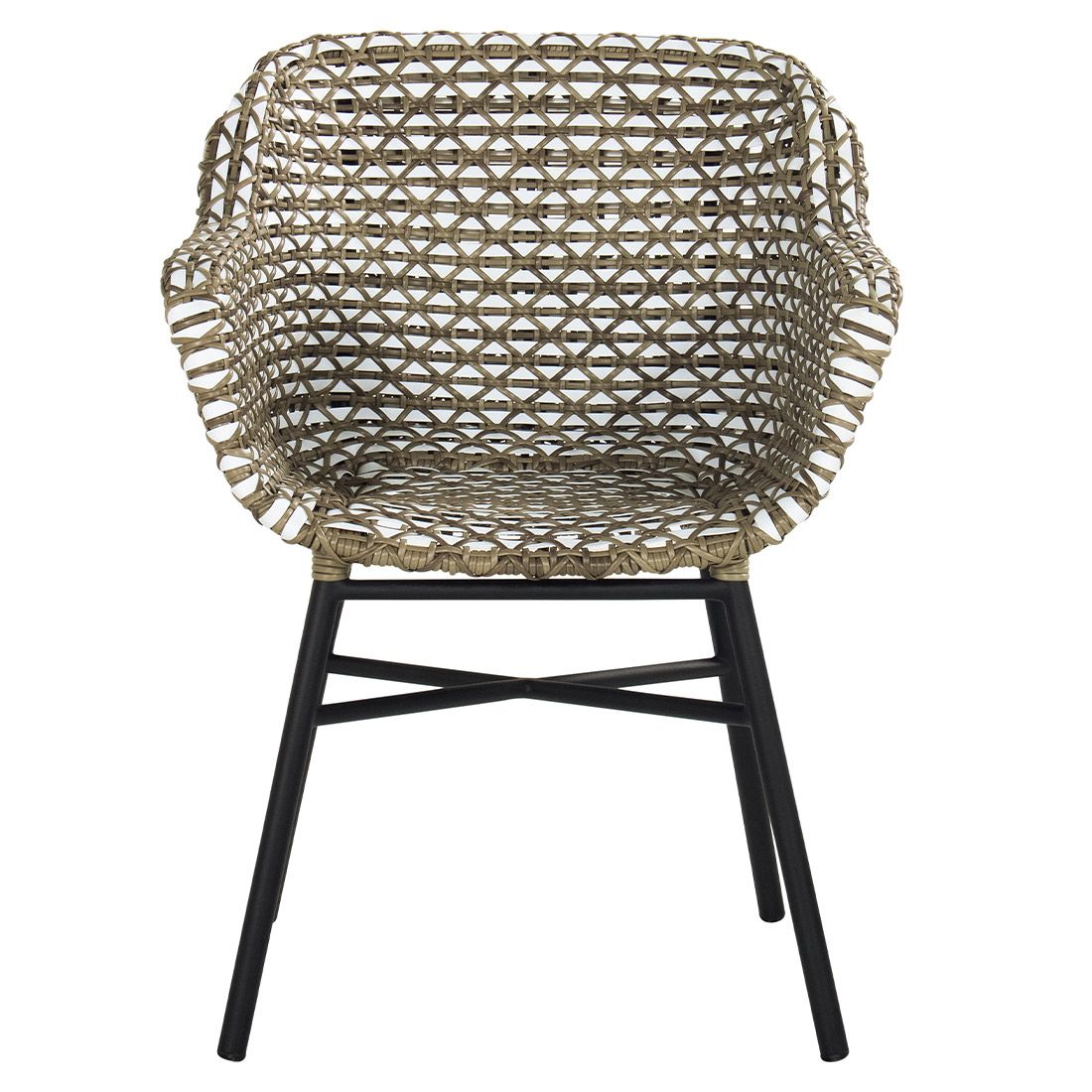 SCHÖNER WOHNEN-Kollektion Saba Gartensessel Aluminium/Kunststoff/Polyrattan