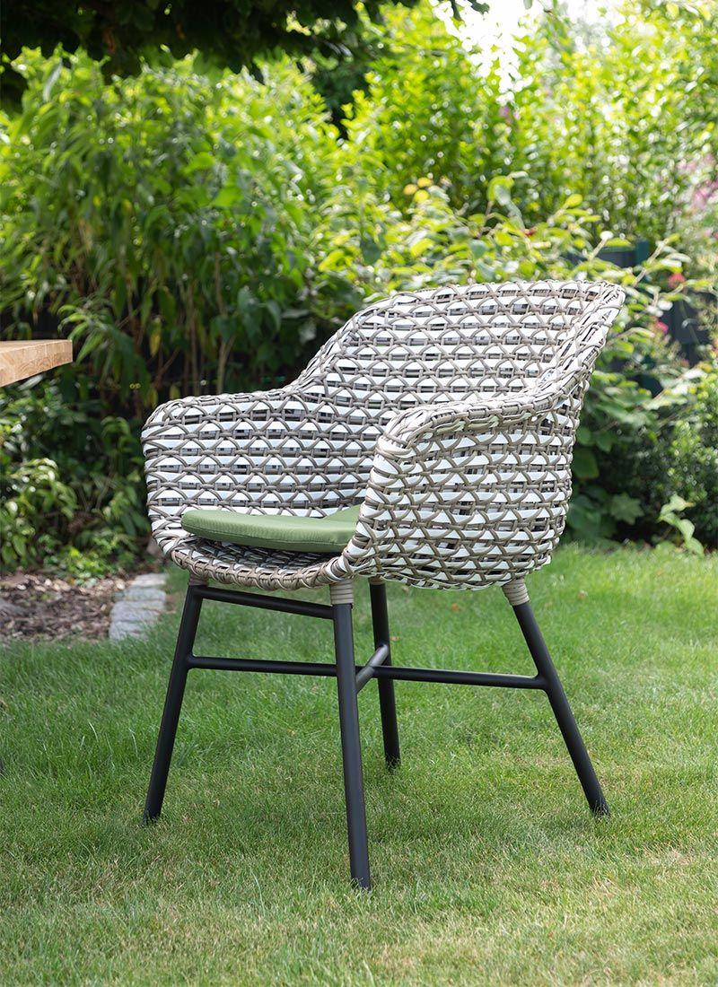 SCHÖNER WOHNEN-Kollektion Saba Gartensessel Aluminium/Kunststoff/Polyrattan