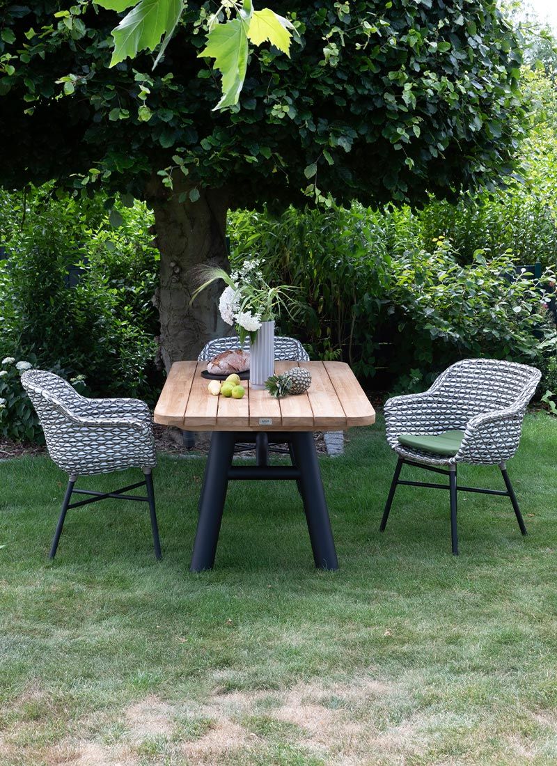 SCHÖNER WOHNEN-Kollektion Saba Gartensessel Aluminium/Kunststoff/Polyrattan