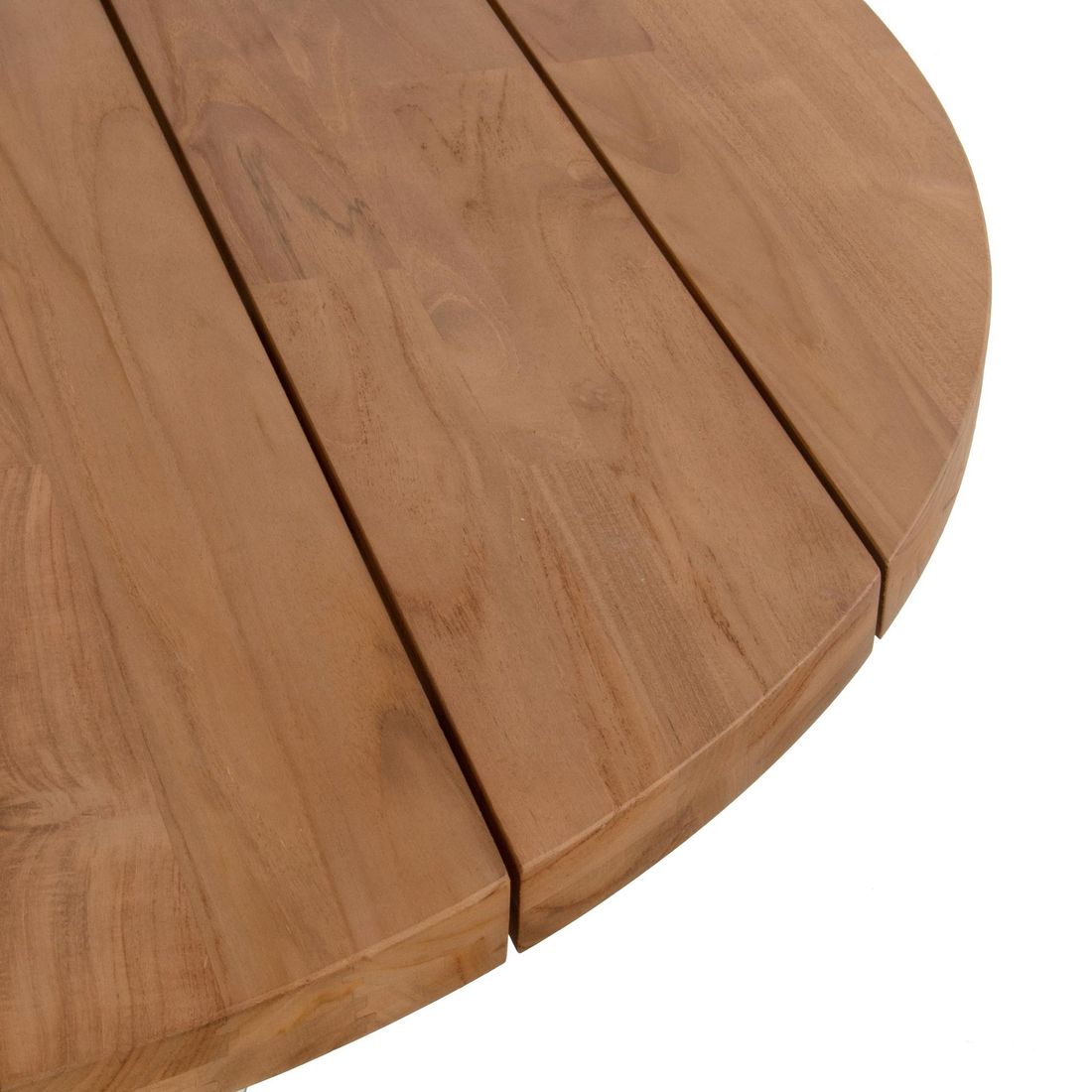 SCHÖNER WOHNEN-Kollektion Saba Gartentisch Ø130cm Aluminium/Teak recycelt