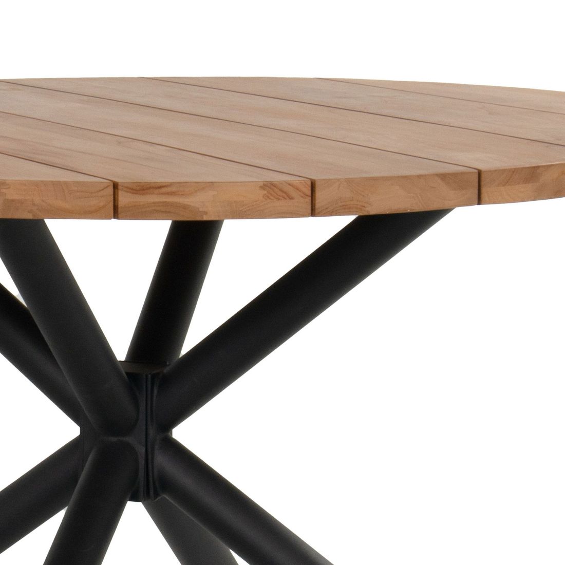 SCHÖNER WOHNEN-Kollektion Saba Gartentisch Ø130cm Aluminium/Teak recycelt