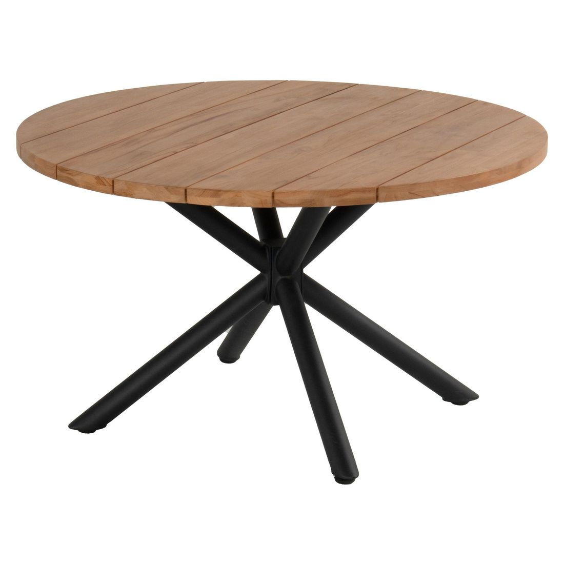 SCHÖNER WOHNEN-Kollektion Saba Gartentisch Ø130cm Aluminium/Teak recycelt