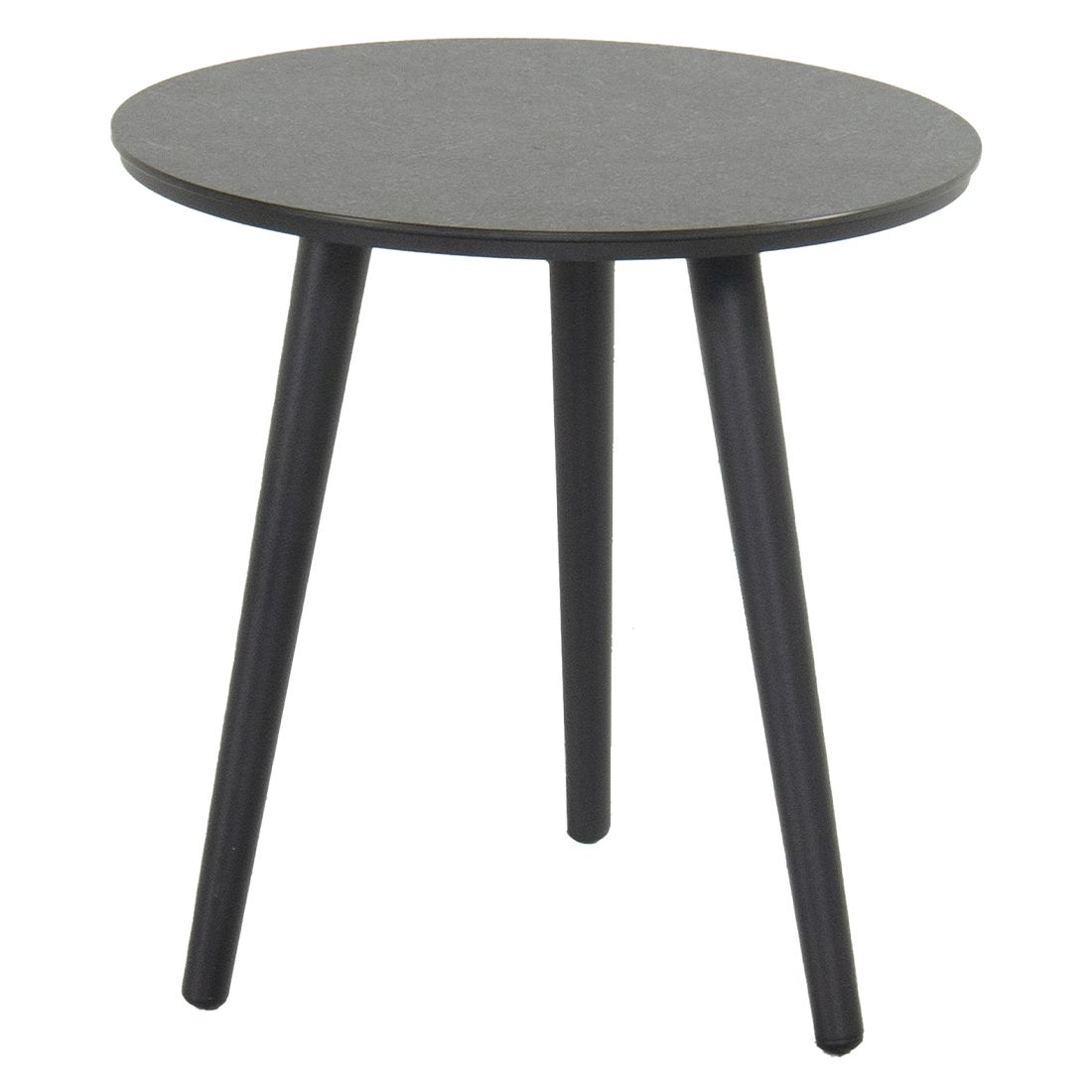 SCHÖNER WOHNEN-Kollektion Texel Beistelltisch Ø45cm Aluminium/Glaskeramik
