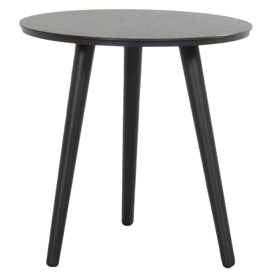 SCHÖNER WOHNEN-Kollektion Texel Beistelltisch Ø45cm Aluminium/Glaskeramik