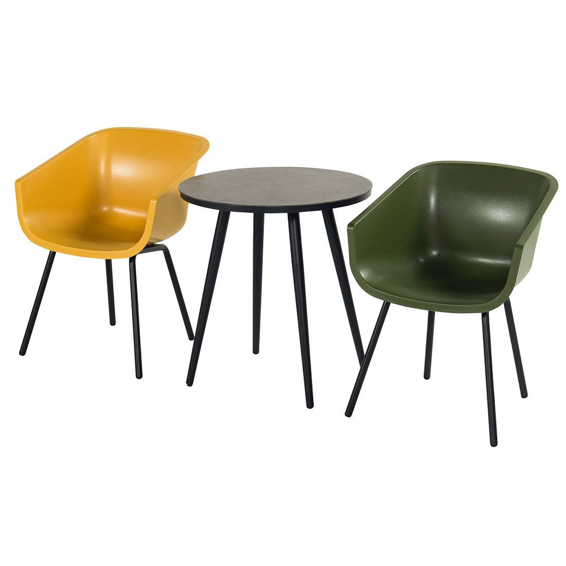 SCHÖNER WOHNEN-Kollektion Texel Gartentisch Ø66cm Aluminium/Glaskeramik