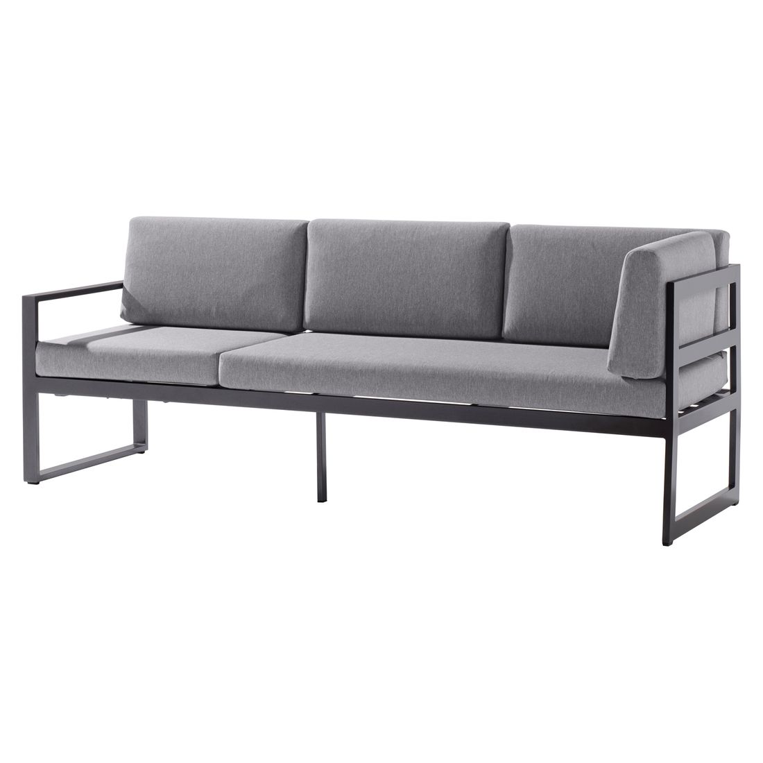 Sieger Adelaide Diningsofa Aluminium/Sunproof