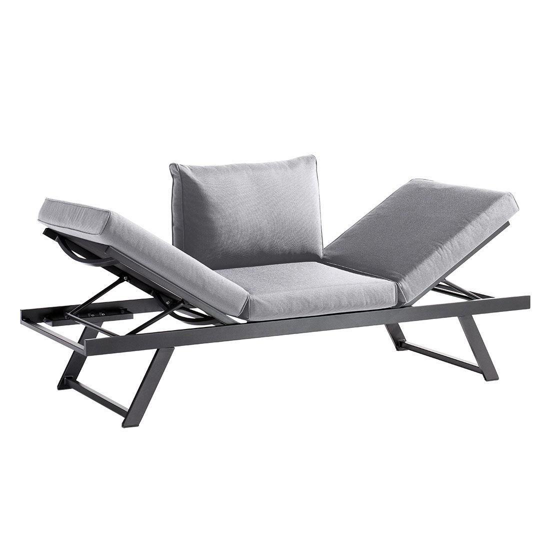 Sieger Auckland Diningsofa Aluminium/Sunproof