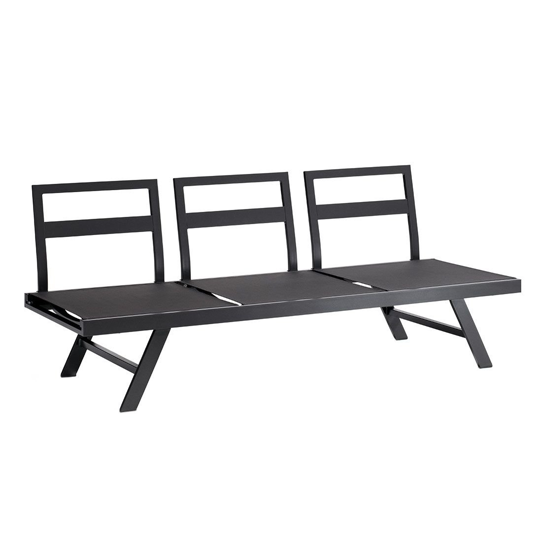 Sieger Auckland Diningsofa Aluminium/Sunproof
