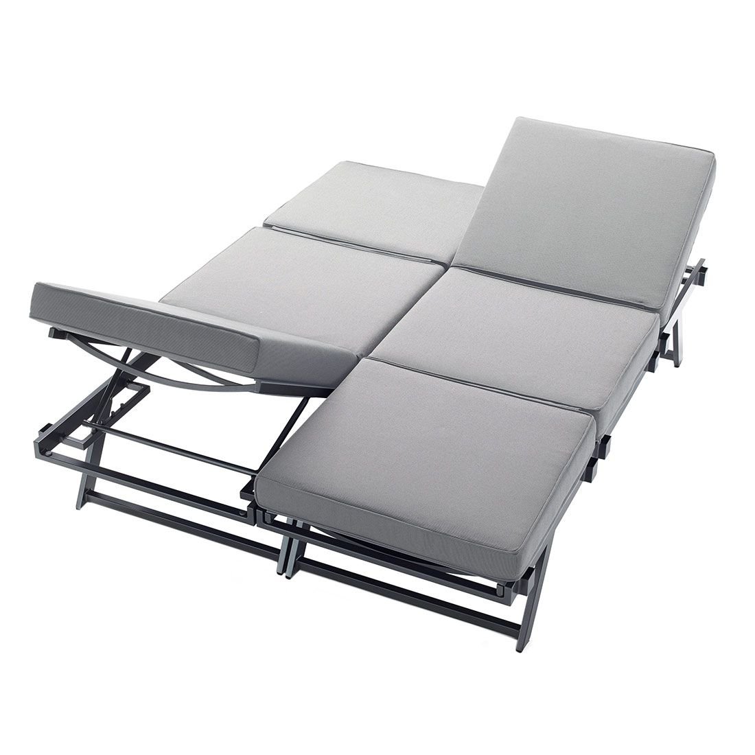 Sieger Auckland Diningsofa Aluminium/Sunproof