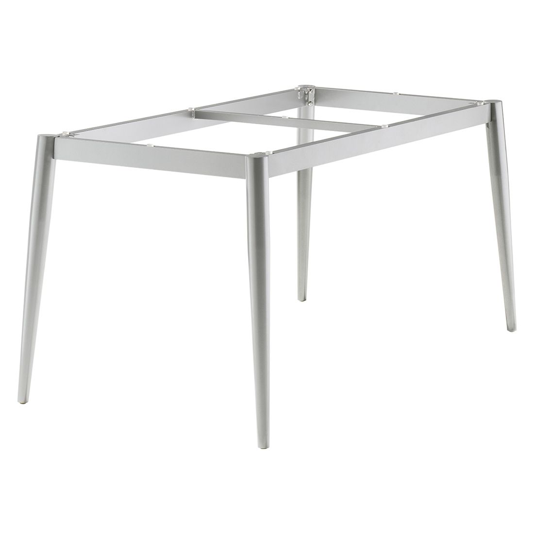 Sieger Gartentisch-Gestell Rundrohr Aluminium