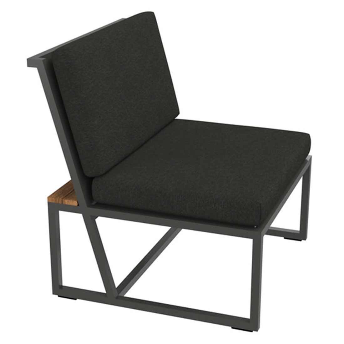 Sieger Havanna Mittelmodul Aluminium/Sunproof