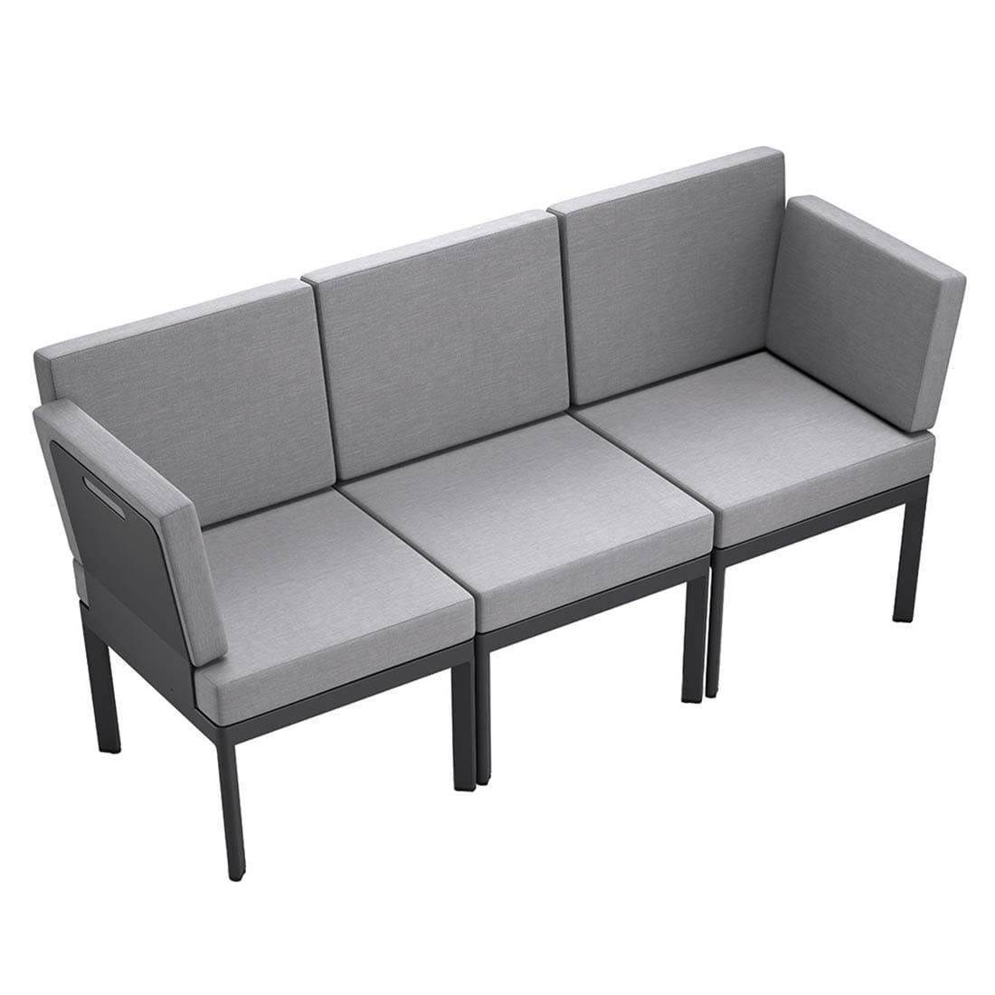 Sieger Lugo Lounge Basis Aluminium