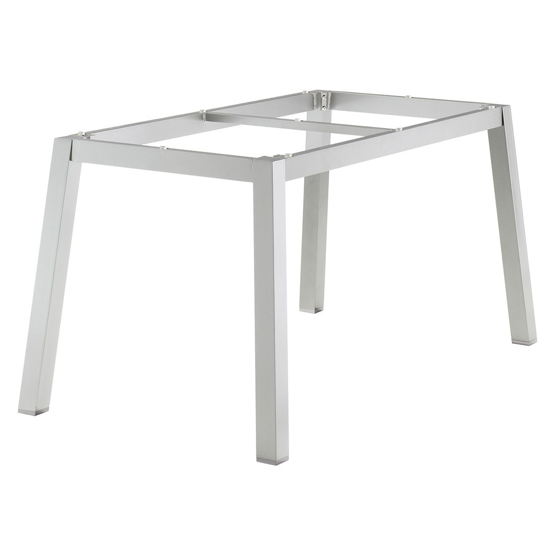 Sieger Gartentisch-Gestell Quadratrohr Aluminium