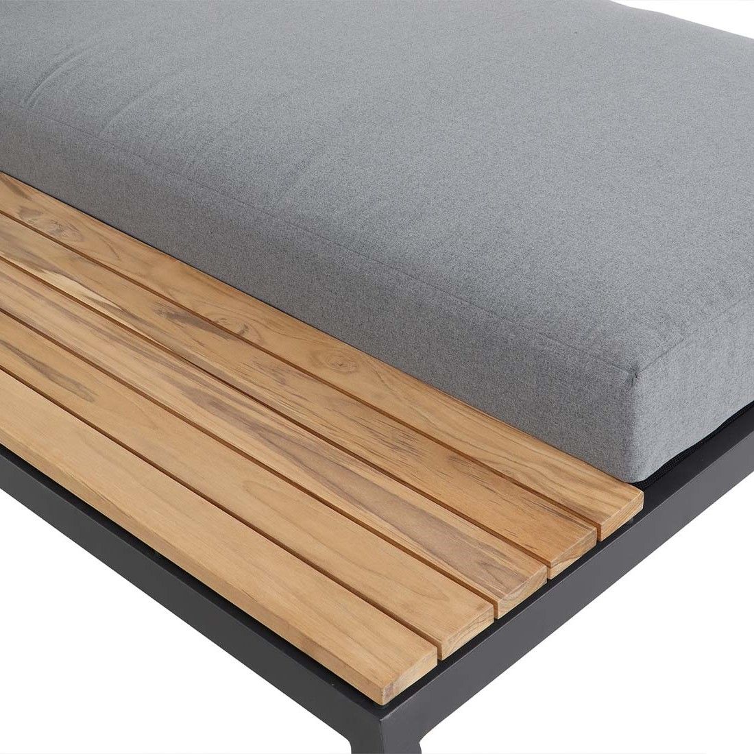 Siena Garden Alvida Gartenliege rechts Aluminium/Polyester