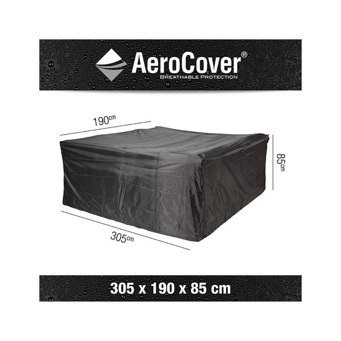 AeroCover Gartenmöbel-Set Schutzhülle 305x190x85cm Polyester