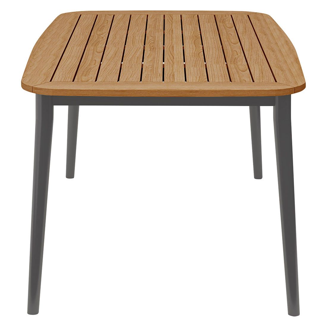 Solpuri Charlie Gartentisch Aluminium/Teak