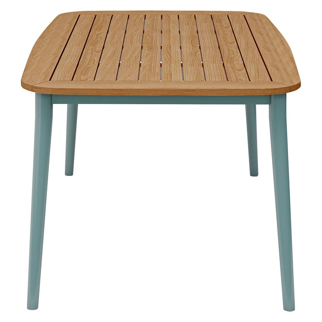 Solpuri Charlie Gartentisch 170x100 cm Aluminium/Teak