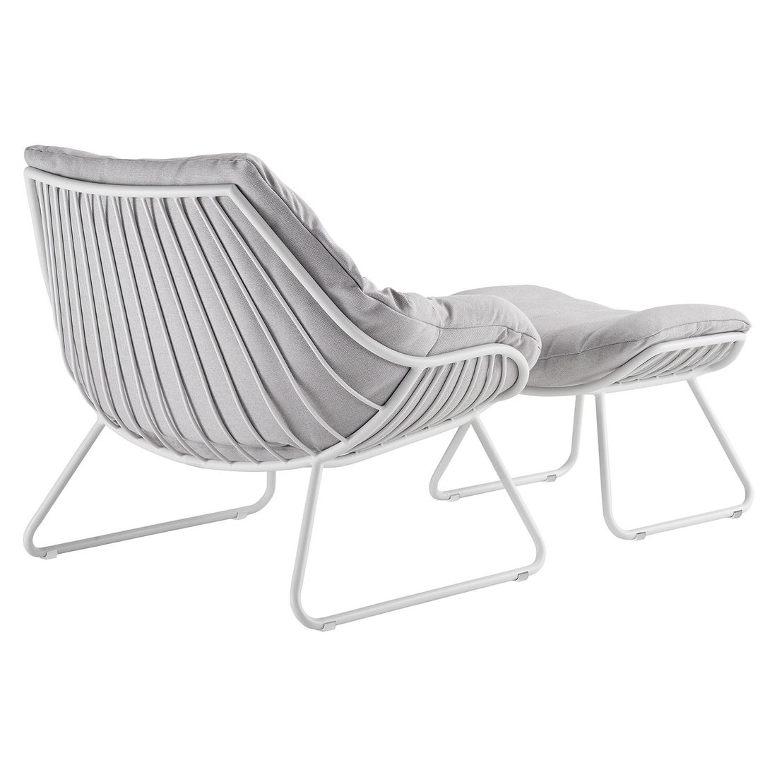 Solpuri Chill Loungesessel inkl. Hocker Aluminium/Acryl