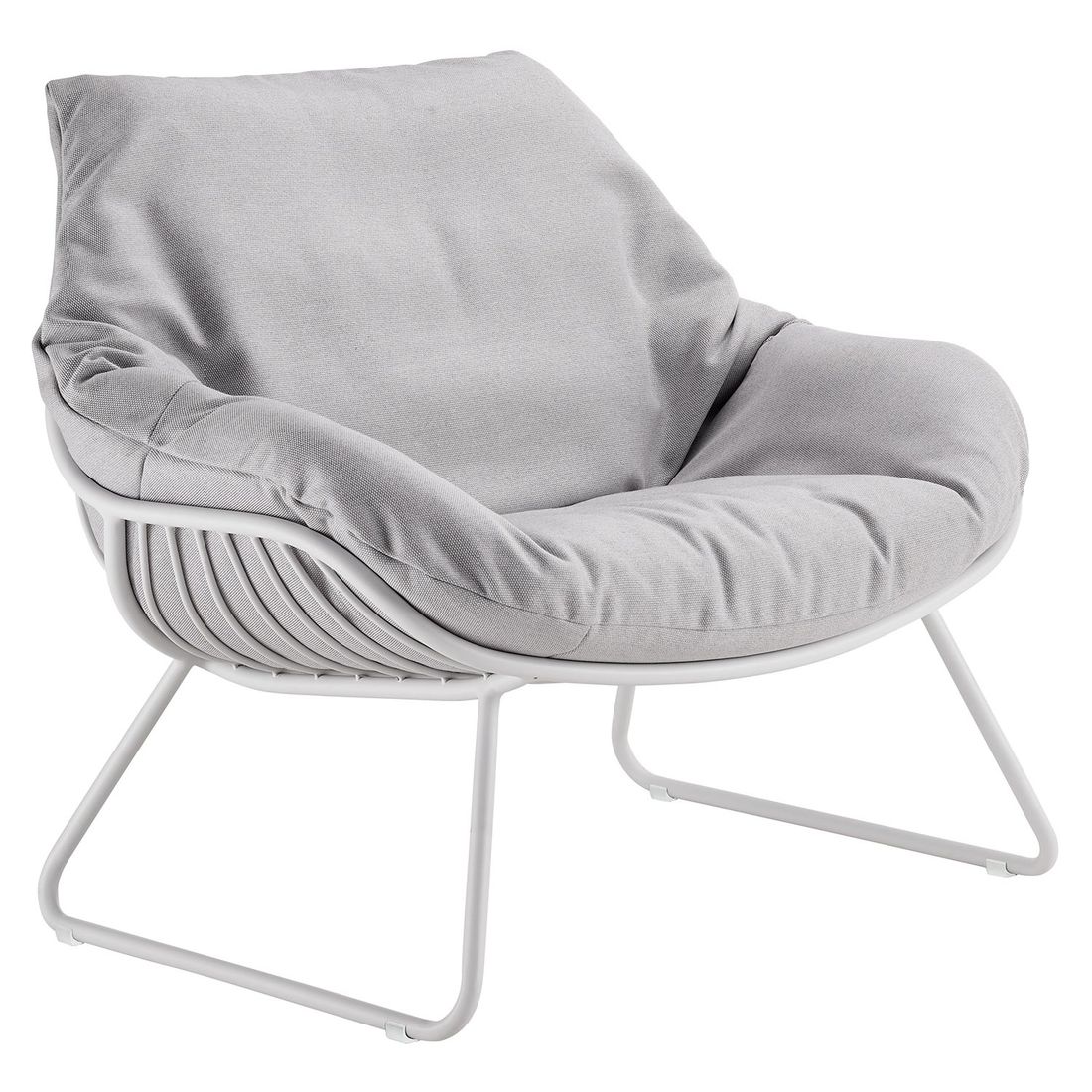 Solpuri Chill Loungesessel inkl. Hocker Aluminium/Acryl