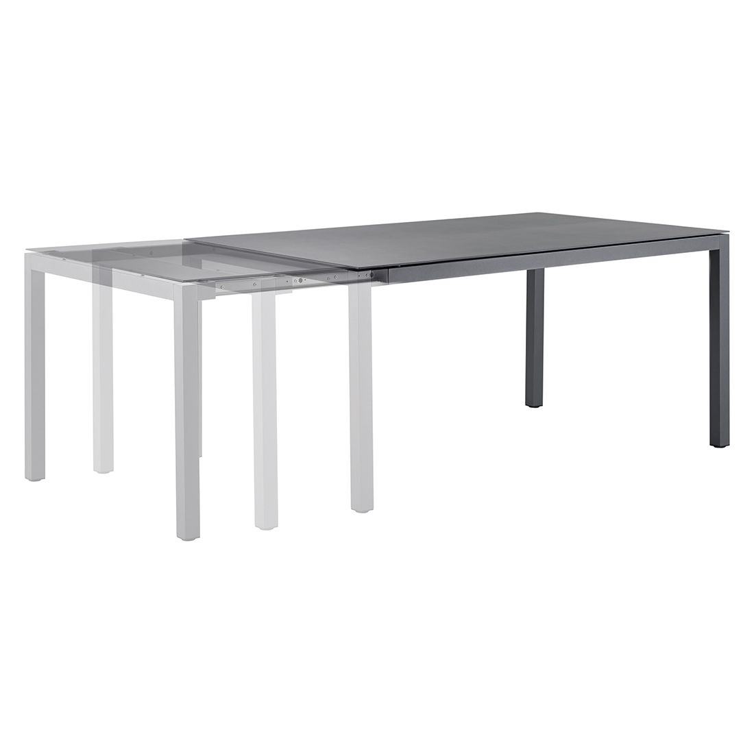 Solpuri Classic Ausziehtisch 160/220x100cm Aluminium/Dekton
