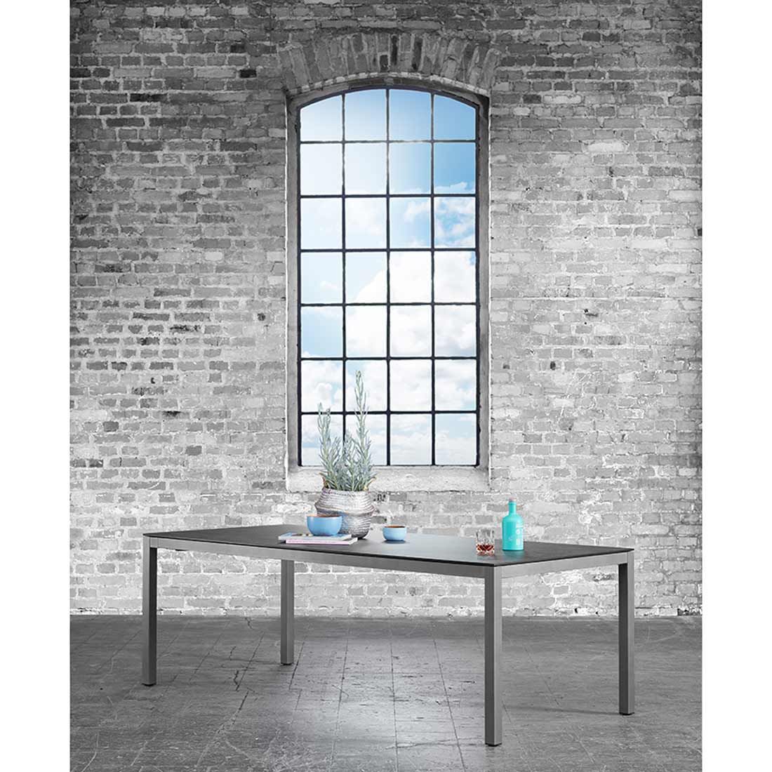 Solpuri Classic Ausziehtisch 160/220x100cm Aluminium/Dekton