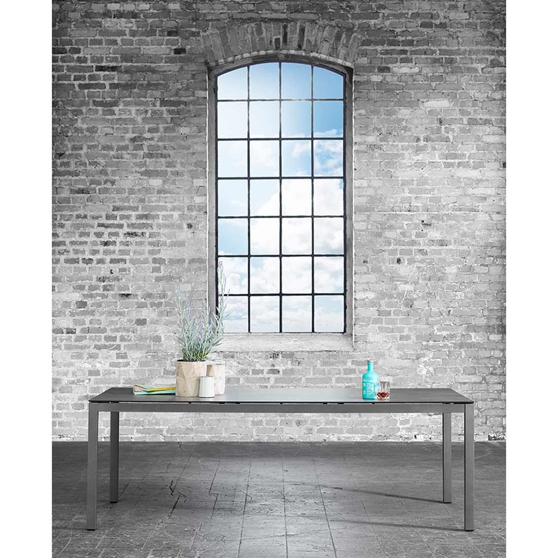 Solpuri Classic Ausziehtisch 160/220x100cm Aluminium/Dekton