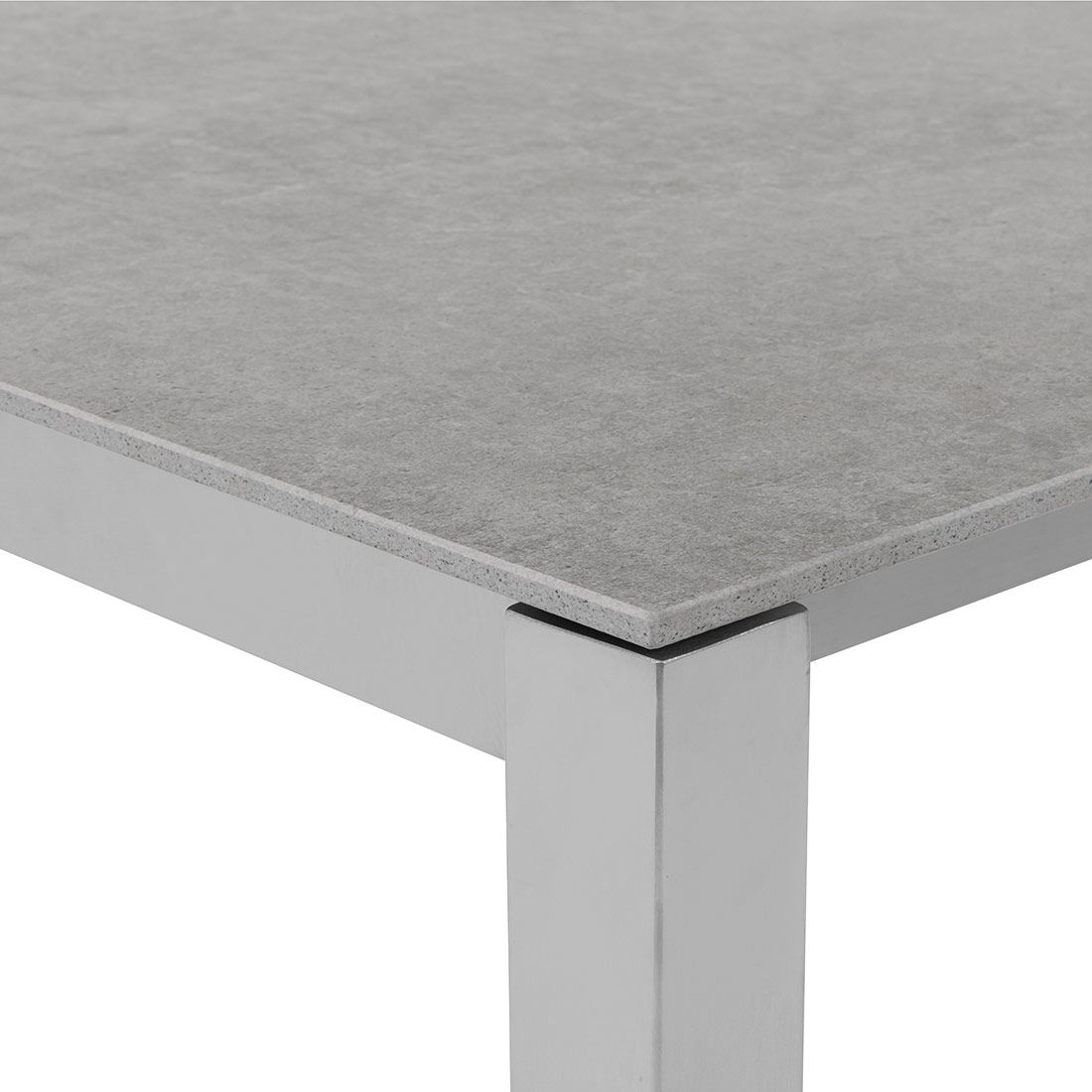 Solpuri Classic Ausziehtisch 160/220x100cm Edelstahl/Dekton