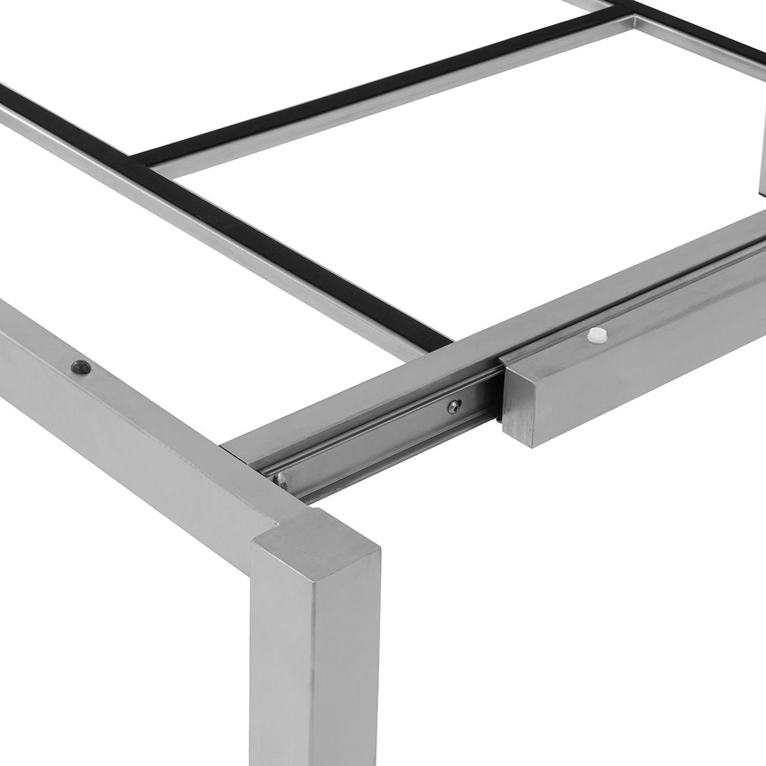 Solpuri Classic Ausziehtisch 160/220x100cm Edelstahl/Dekton