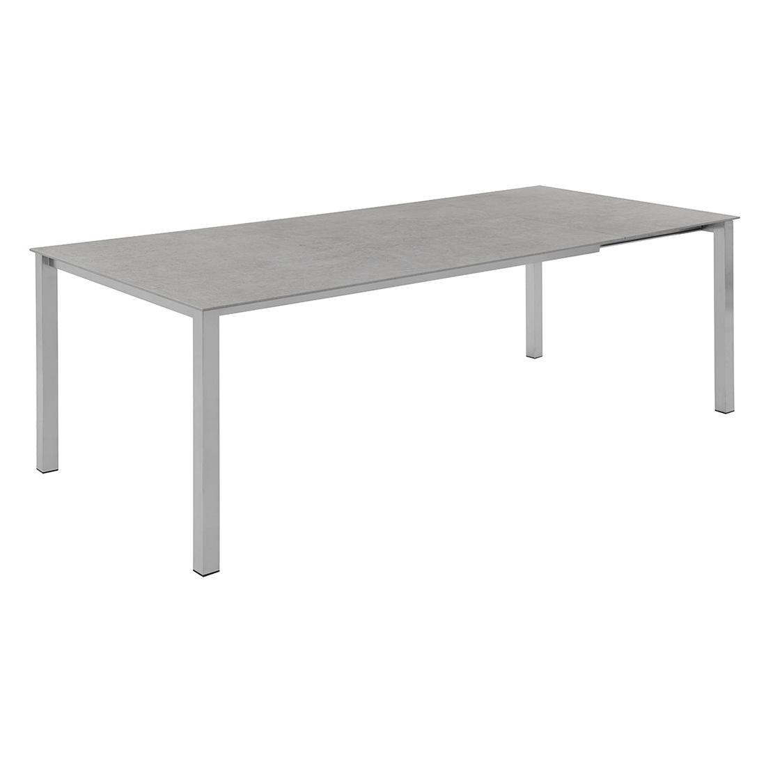 Solpuri Classic Ausziehtisch 160/220x100cm Edelstahl/Dekton