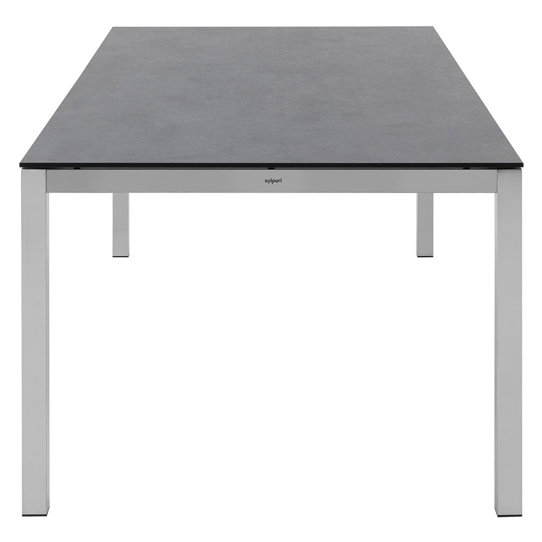 Solpuri Classic Gartentisch Edelstahl/HPL