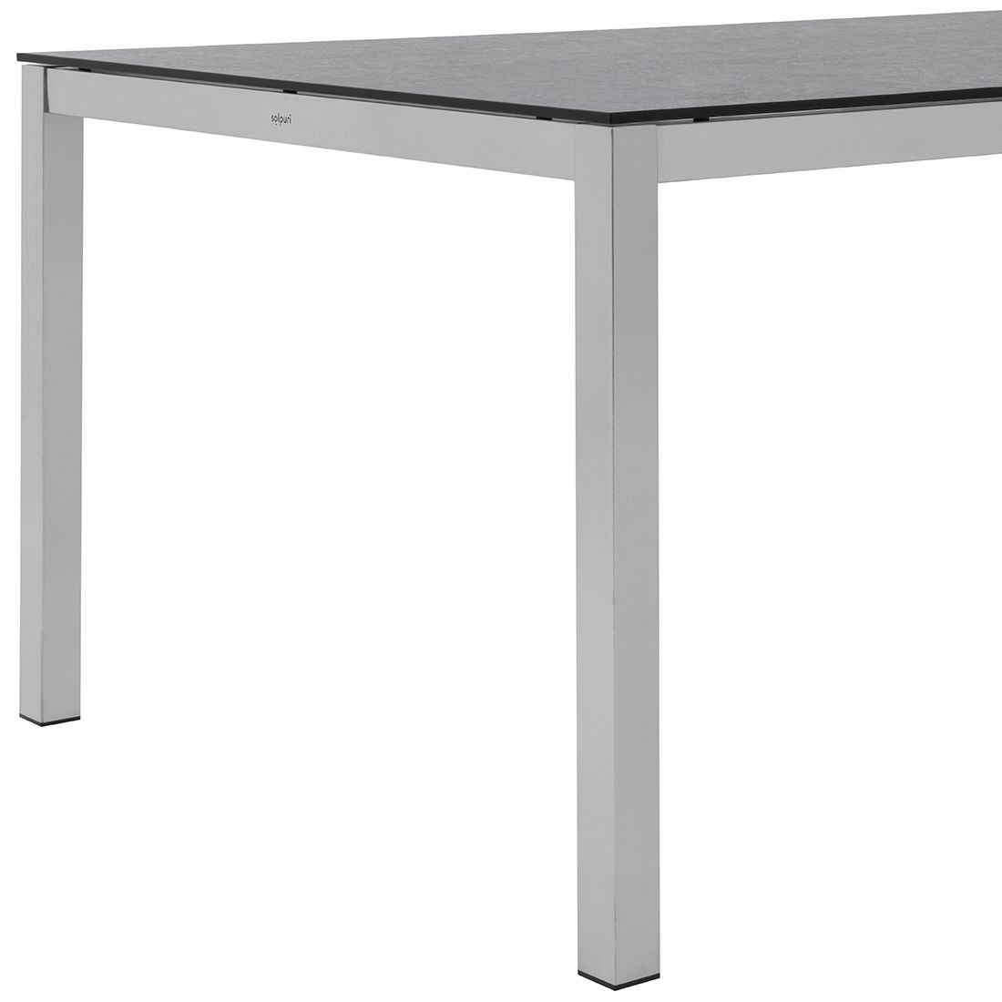 Solpuri Classic Gartentisch Edelstahl/HPL