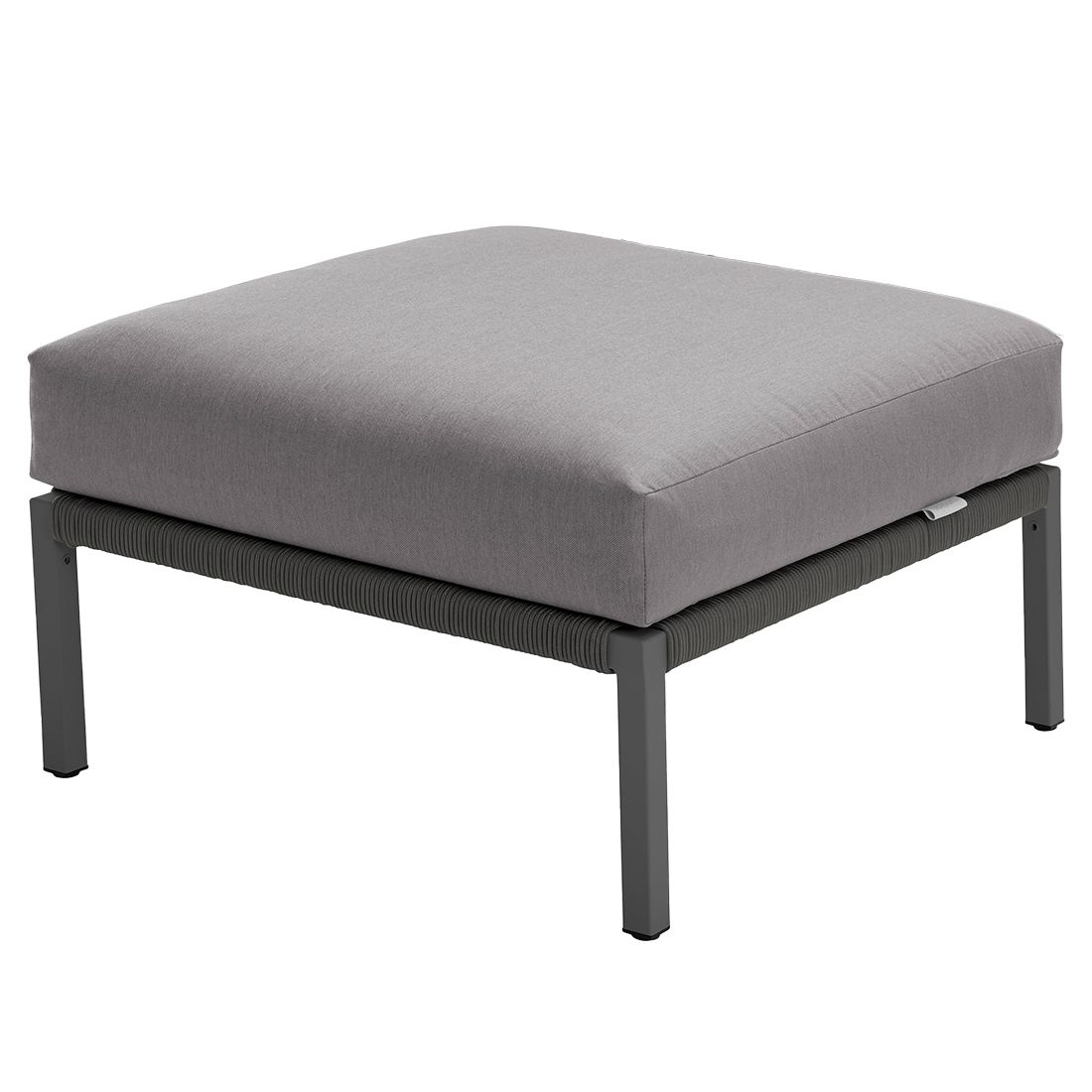 Solpuri Club Loungesessel inkl. Hocker Aluminium/Rope