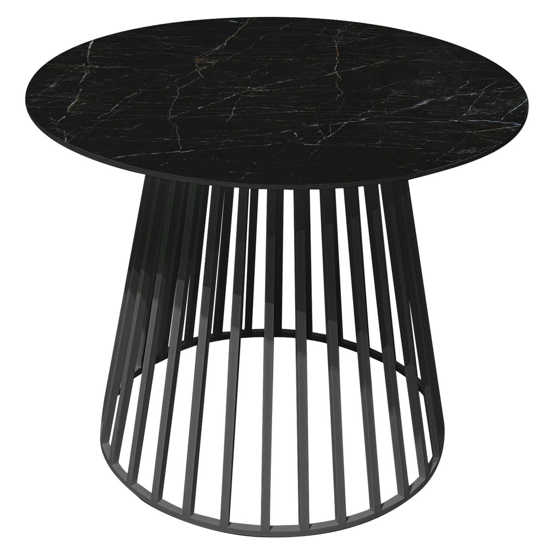 Solpuri Grid Beistelltisch Garten Ø45cm Aluminium/Dekton