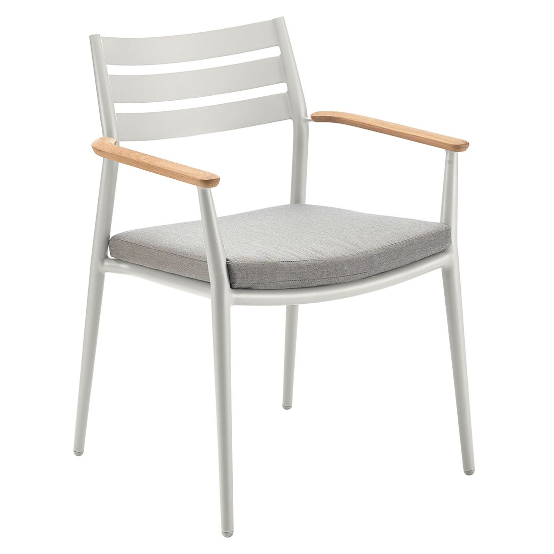 Solpuri Pia Stapelsessel Aluminium mit Sitzkissen