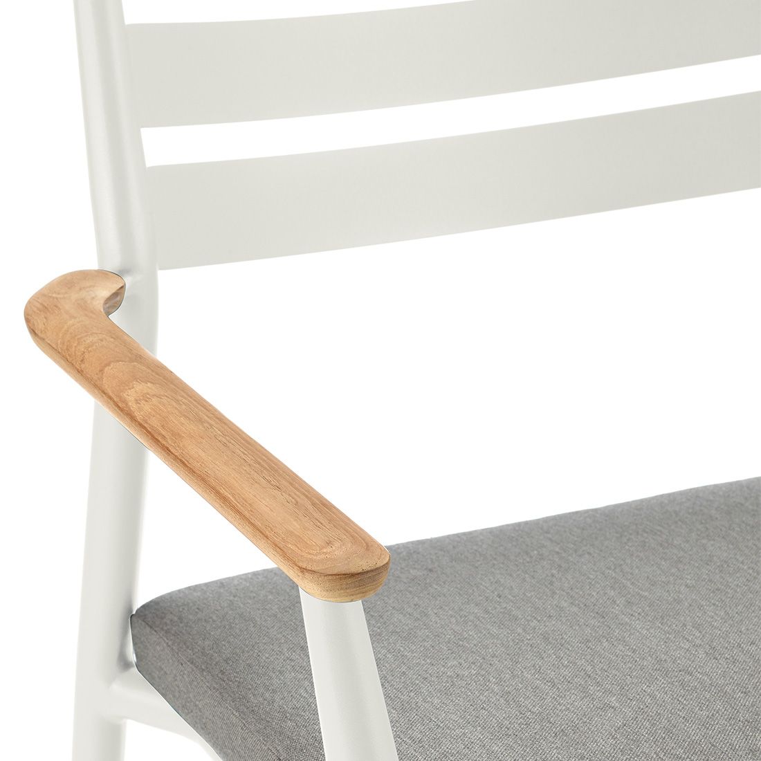 Solpuri Pia Stapelsessel Aluminium mit Sitzkissen
