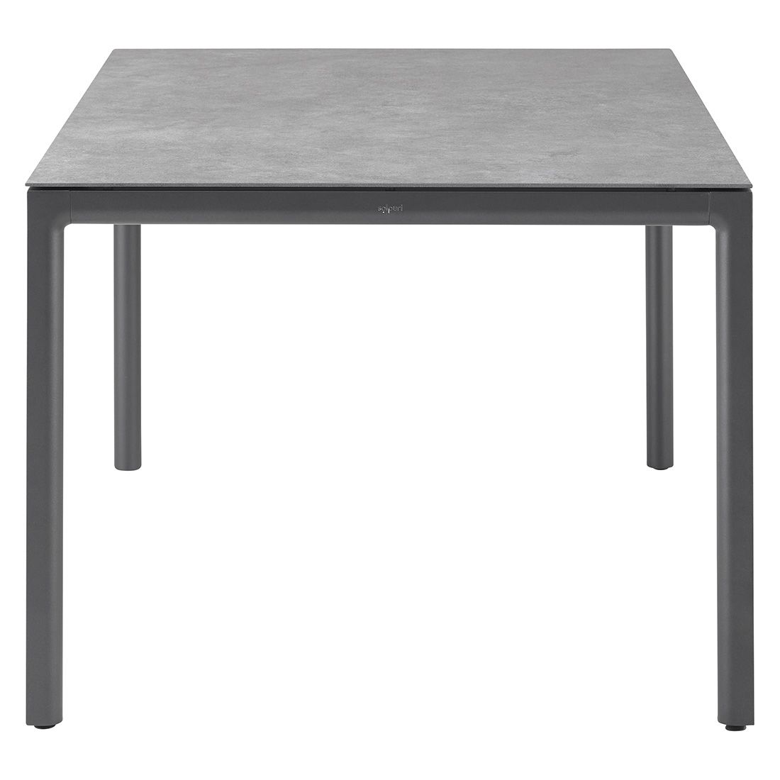 Solpuri Soft Ausziehtisch 160/220x100cm Aluminium/Dekton