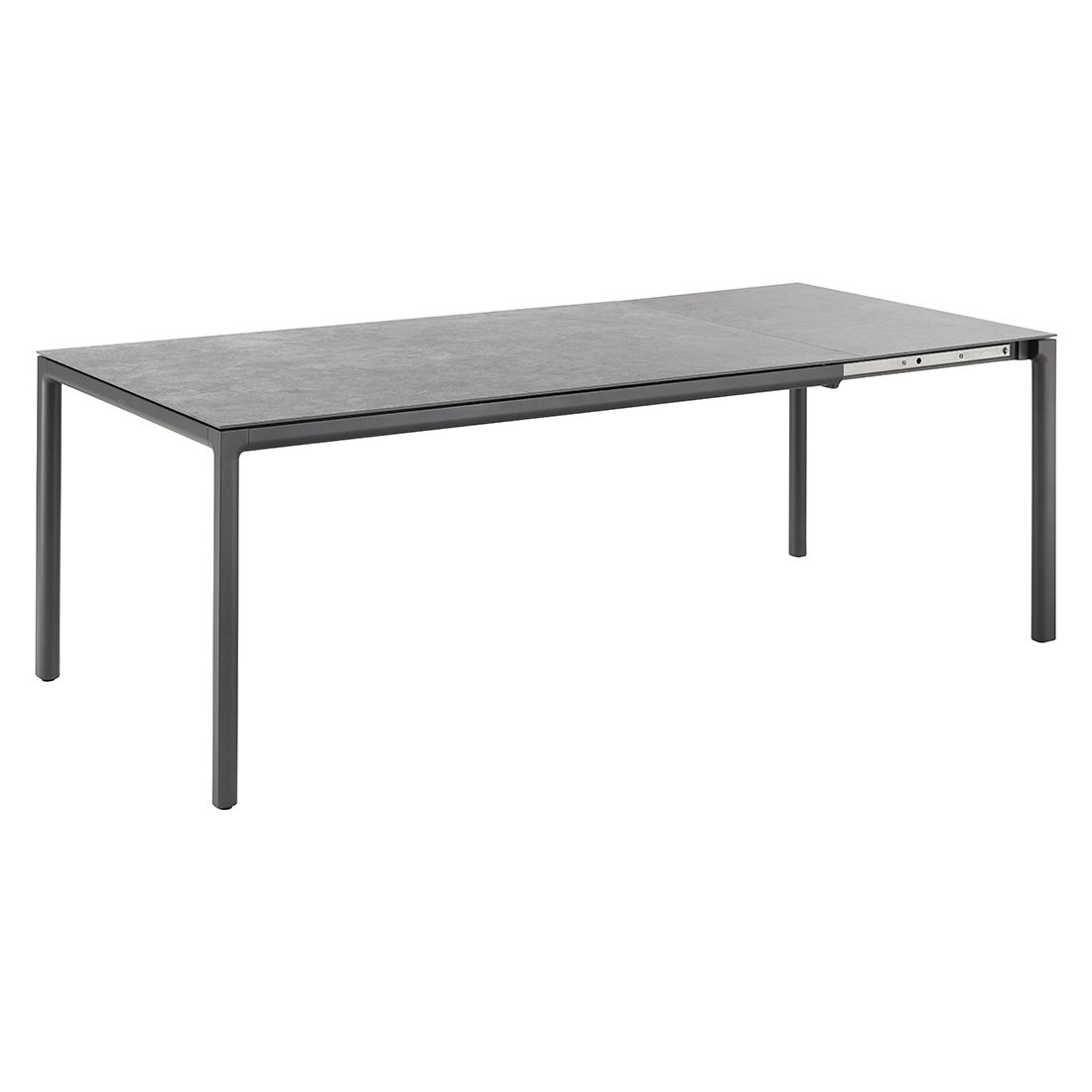 Solpuri Soft Ausziehtisch 160/220x100cm Aluminium/Dekton