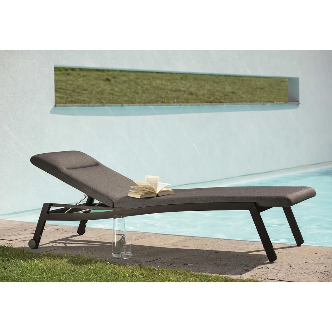 Stern Allround Gartenliege verstellbar Aluminium/Sunbrella