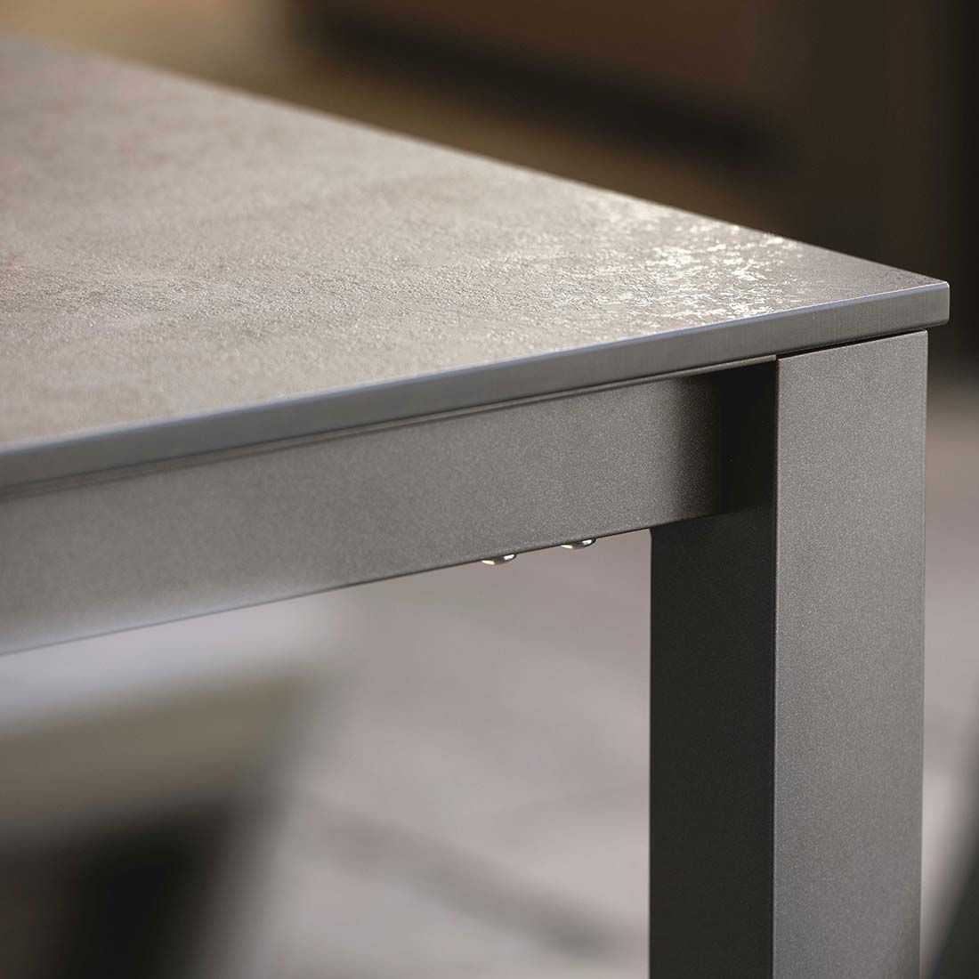 Stern Ausziehtisch 160/210x90cm Aluminium/Silverstar