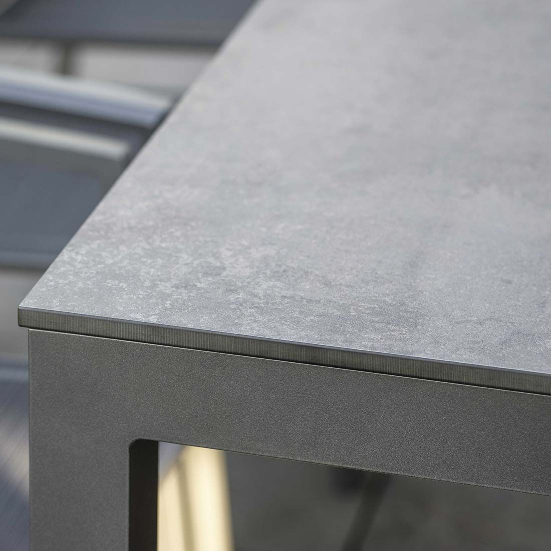 Stern Ausziehtisch 160/210x90cm Aluminium/Silverstar