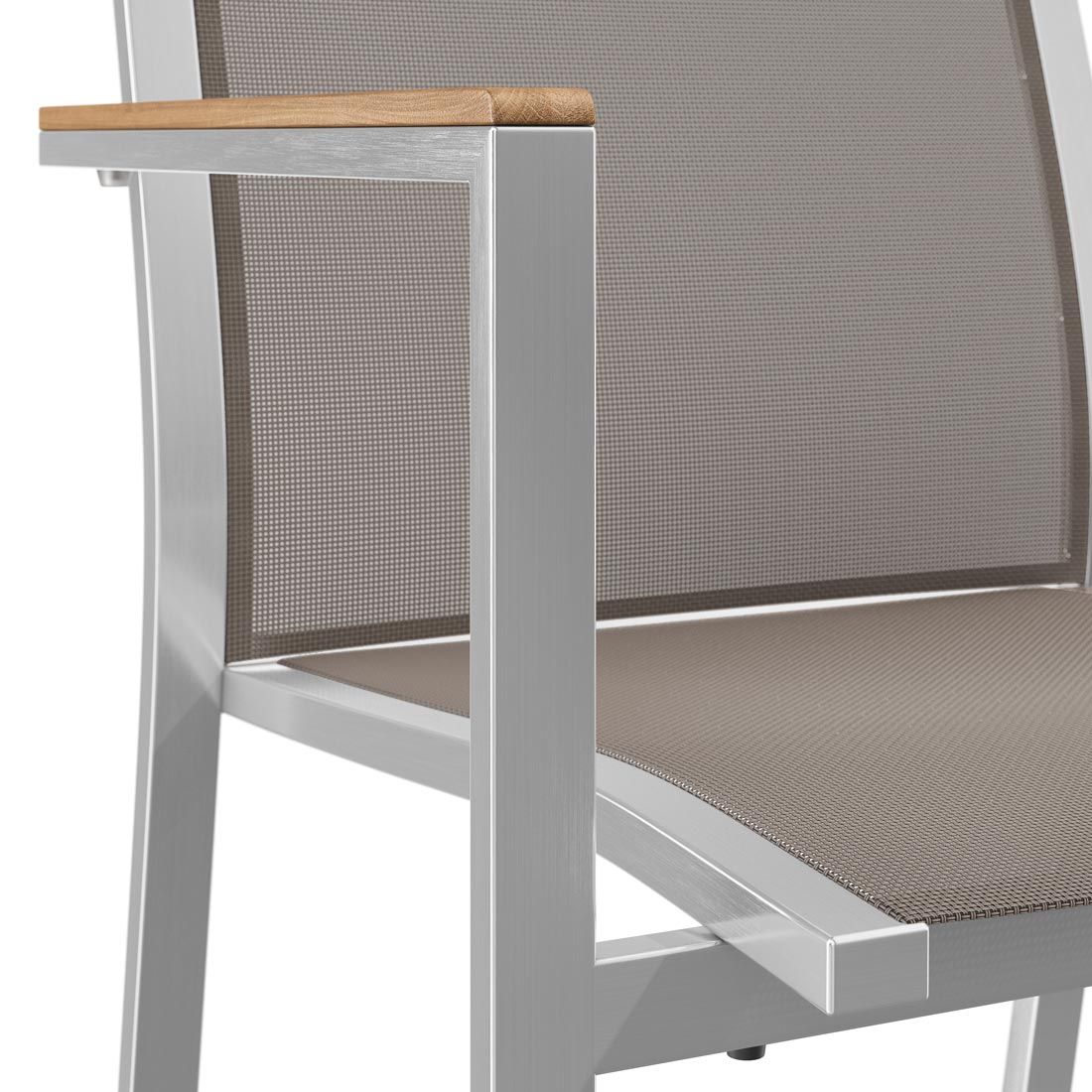 Stern Cardiff Gartenmöbel-Set L (6 Plätze) mit OUTLIV. Tisch 160/217/267x91cm