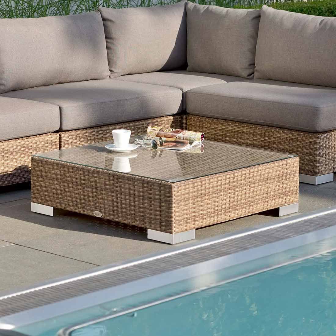 Stern Gartentisch-Platte 84,5x84,5cm für Fontana/Avola L