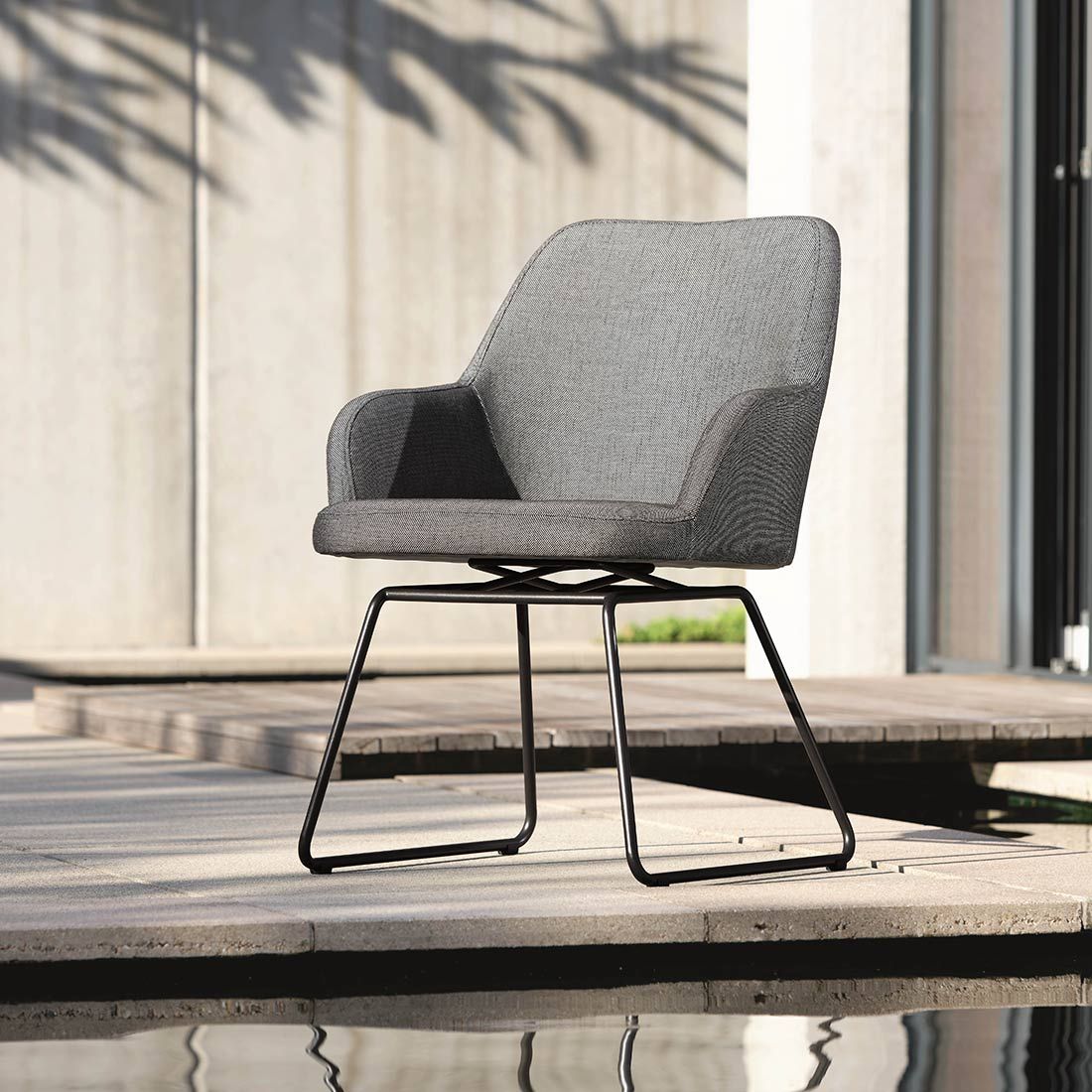 Stern Hector VIP Gartensessel Edelstahl/Outdoorstoff