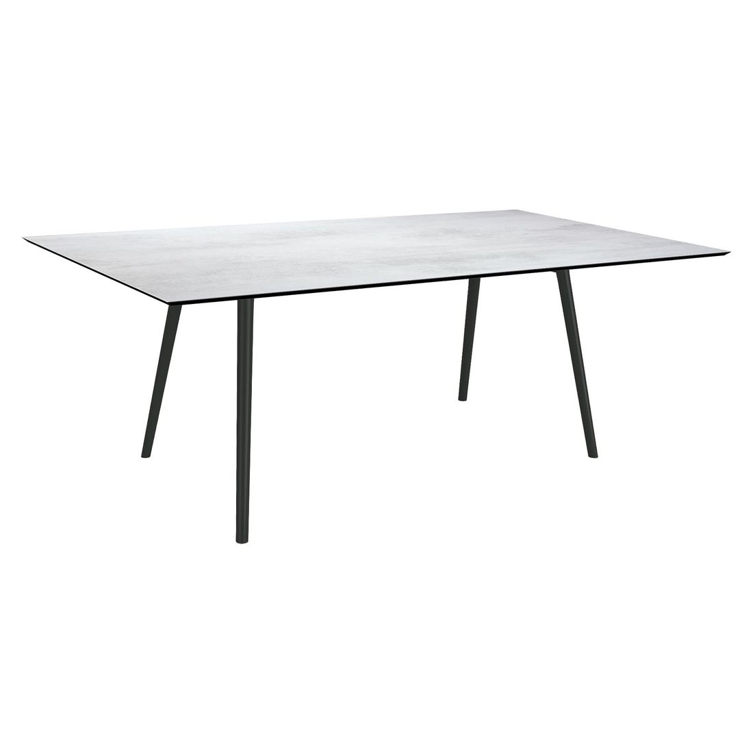 Stern Interno Gartentisch 180x100cm Aluminium/Silverstar 2.0