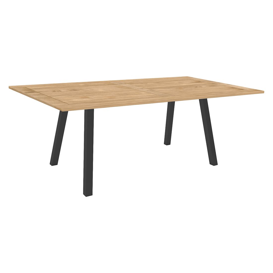Stern Interno Gartentisch Aluminium/Teak
